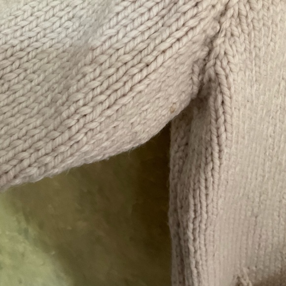 Vintage Oversized Hand Knit Full Zip Sweater Coat - Picture 6 of 6